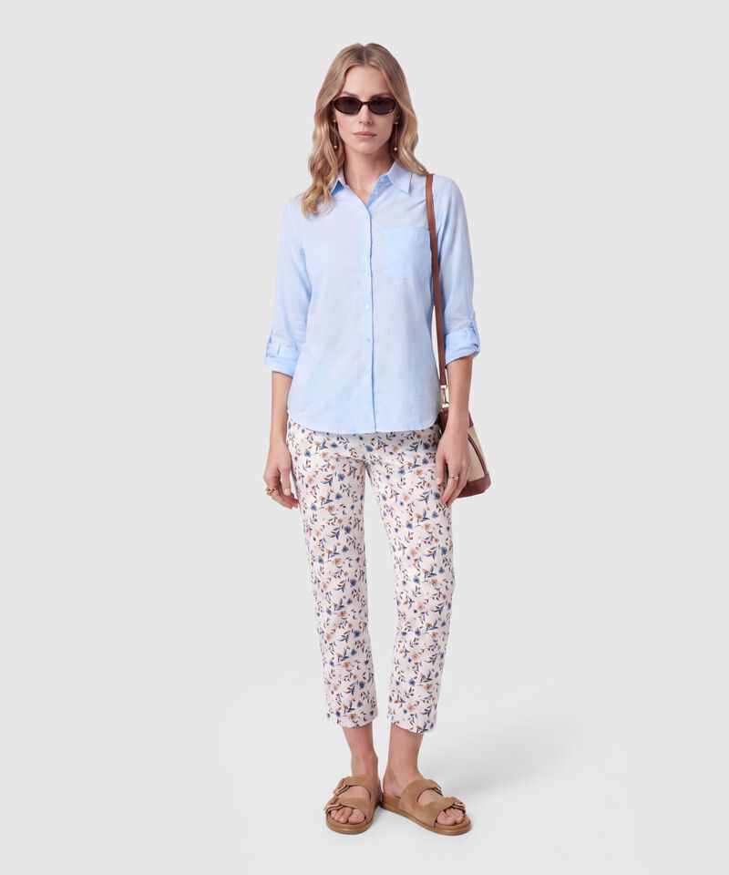 Pantal&oacute;n Capri Semiajustado Mujer