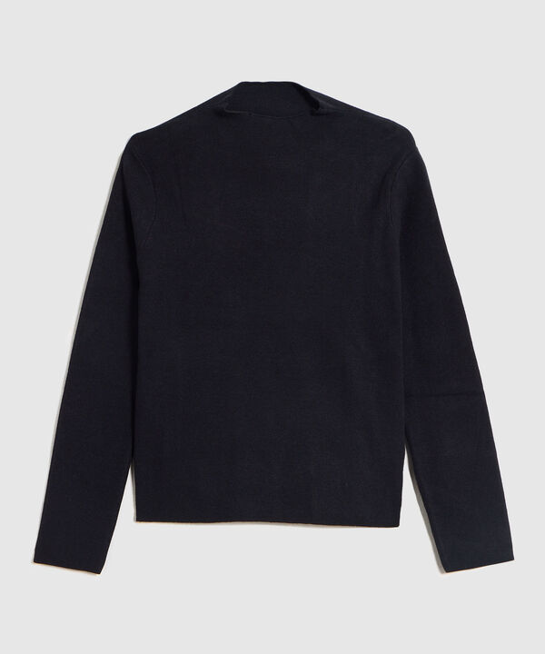 Saco Tejido Cuello Alto para Mujer image number null