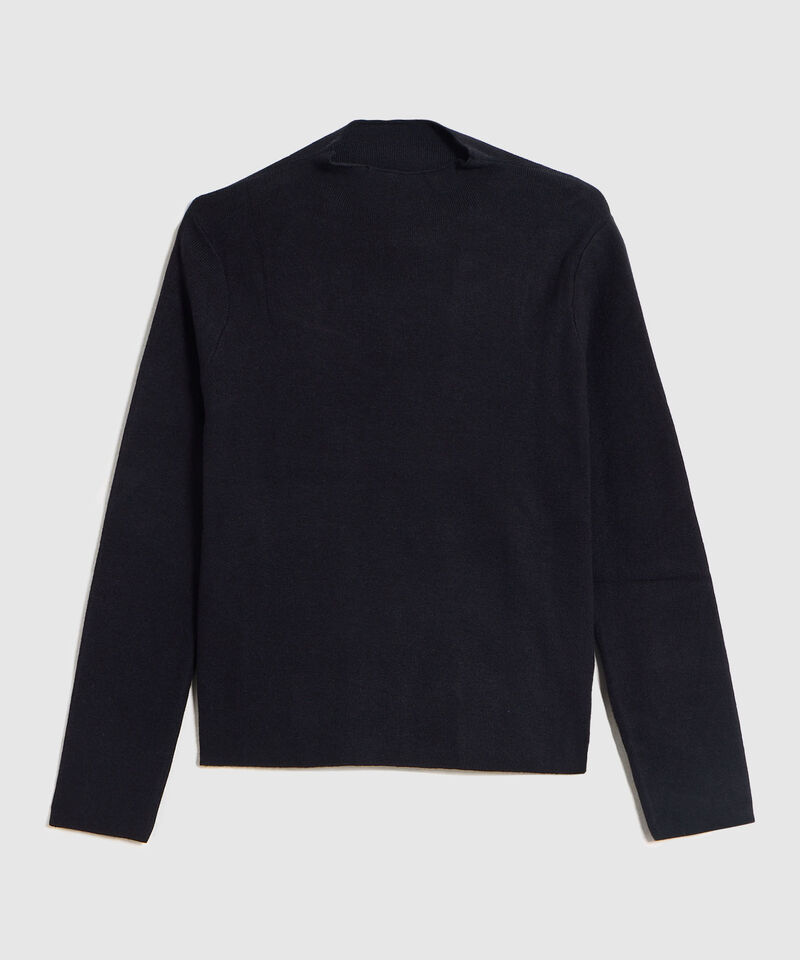 Saco Tejido Cuello Alto para Mujer