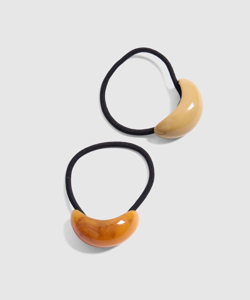 Set de Ligas con Piedras de Resina para Mujer