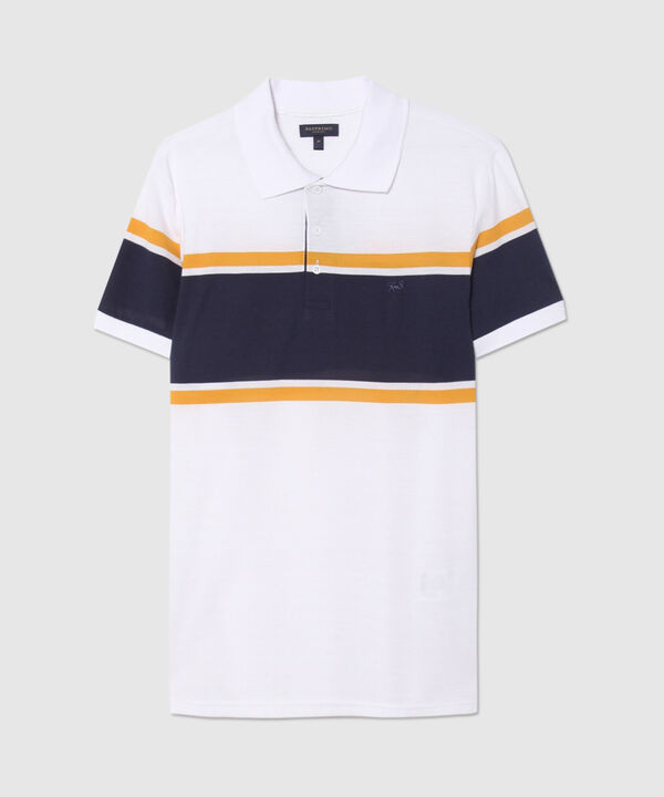 Polo con Diseño de Franjas