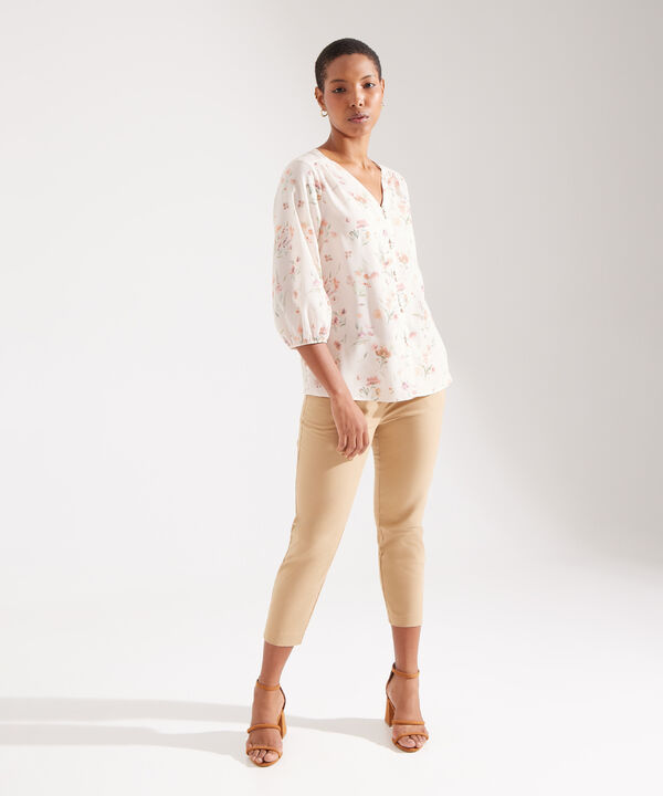 Blusa con Estampado Floral