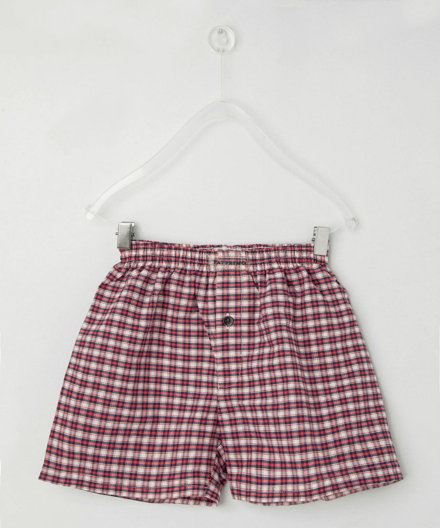 Pantaloncillo Bóxer Niño A Cuadros