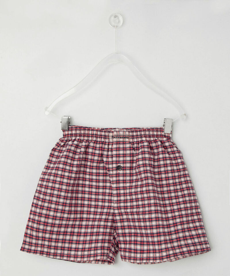 Pantaloncillo Bóxer Niño A Cuadros