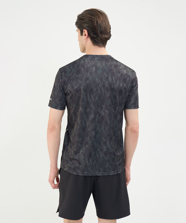 Camiseta Para Hombre, Cuello Redondo, Manga Corta Con Motivos Estampados