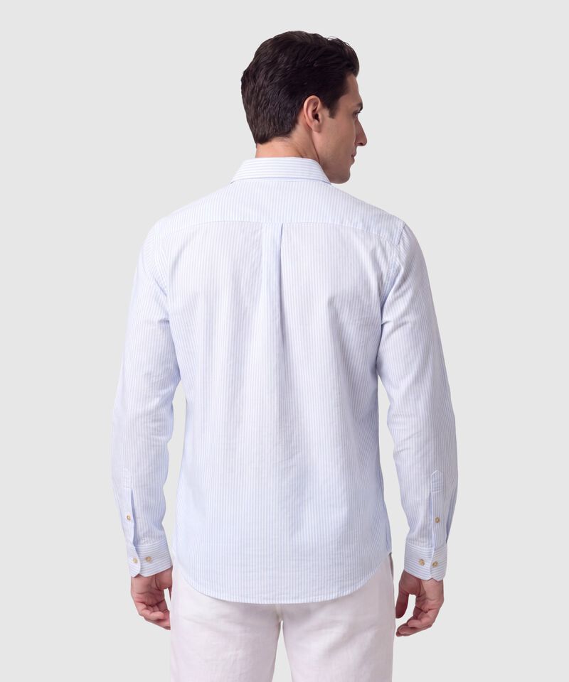 Camisa Hombre Manga Larga con Bolsillo