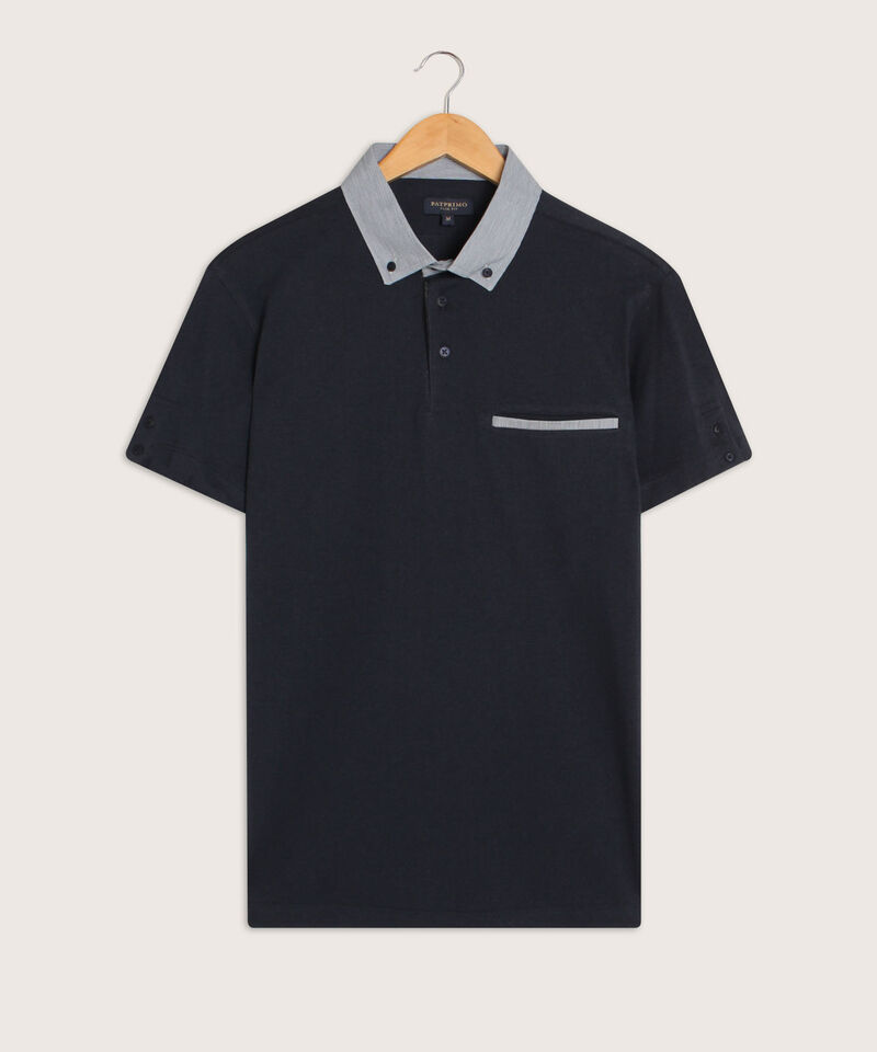 Polo Unicolor Cuello Duro