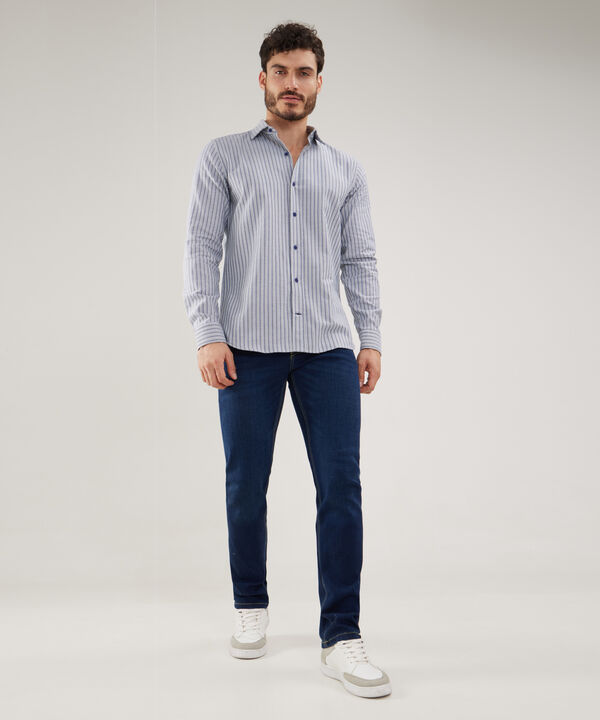 Camisa Manga Larga Preteñida , Cuello Formal Italiano image number null