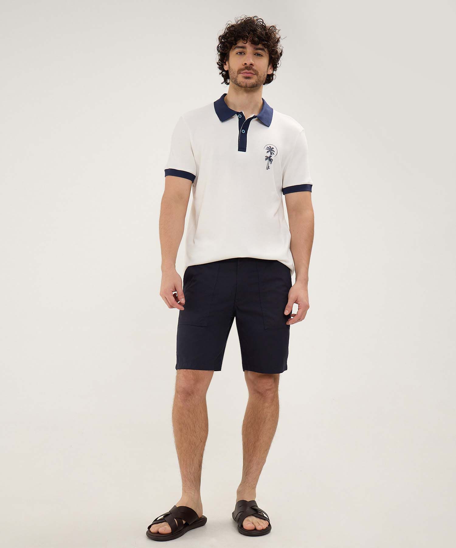 Polo Tejida con Bordado
