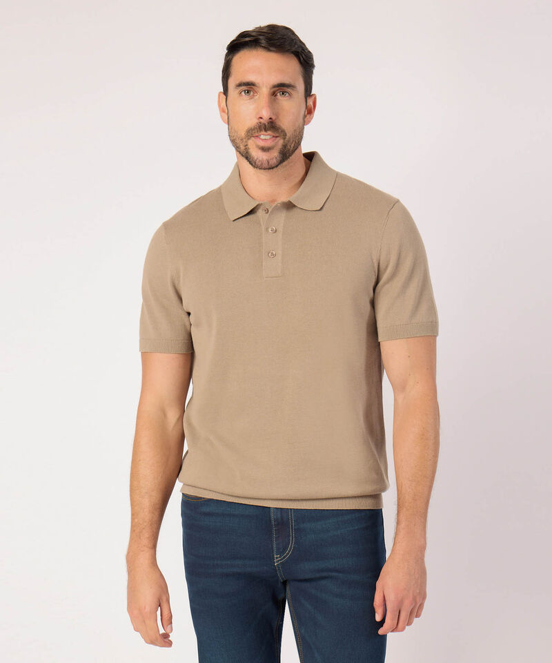 Polo Unicolor Manga Corta 