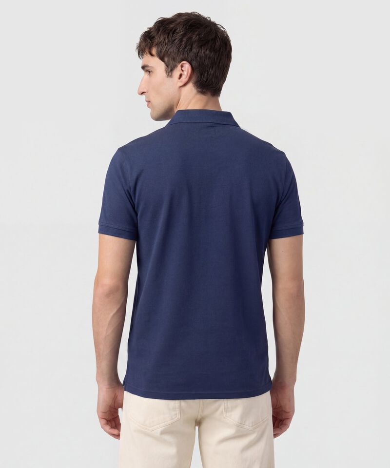 Polo Hombre con Cuello a Contraste
