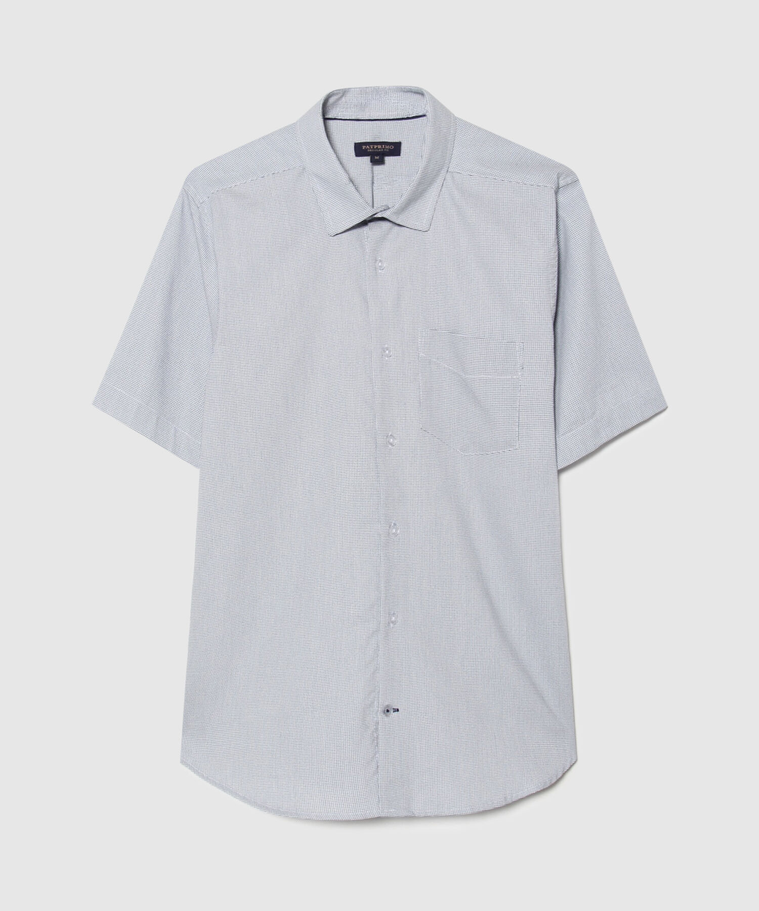 Camisa Estampada con Bolsillo