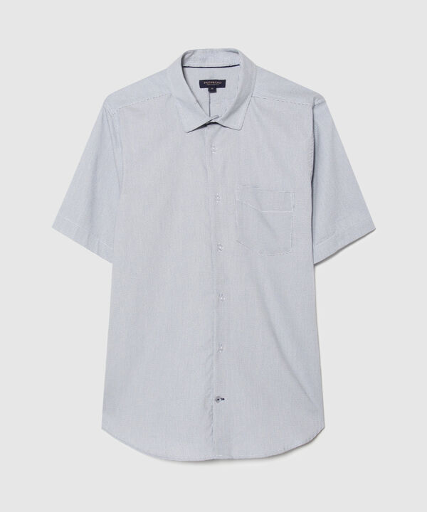 Camisa Estampada con Bolsillo