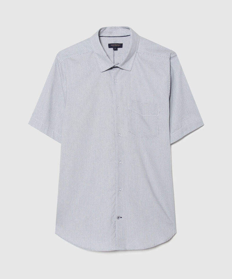Camisa Estampada con Bolsillo