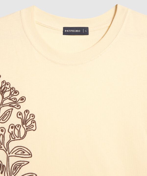 Camiseta Bordado Botánico image number null