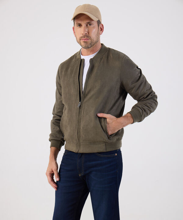 Chaqueta Bomber Para Hombre image number null