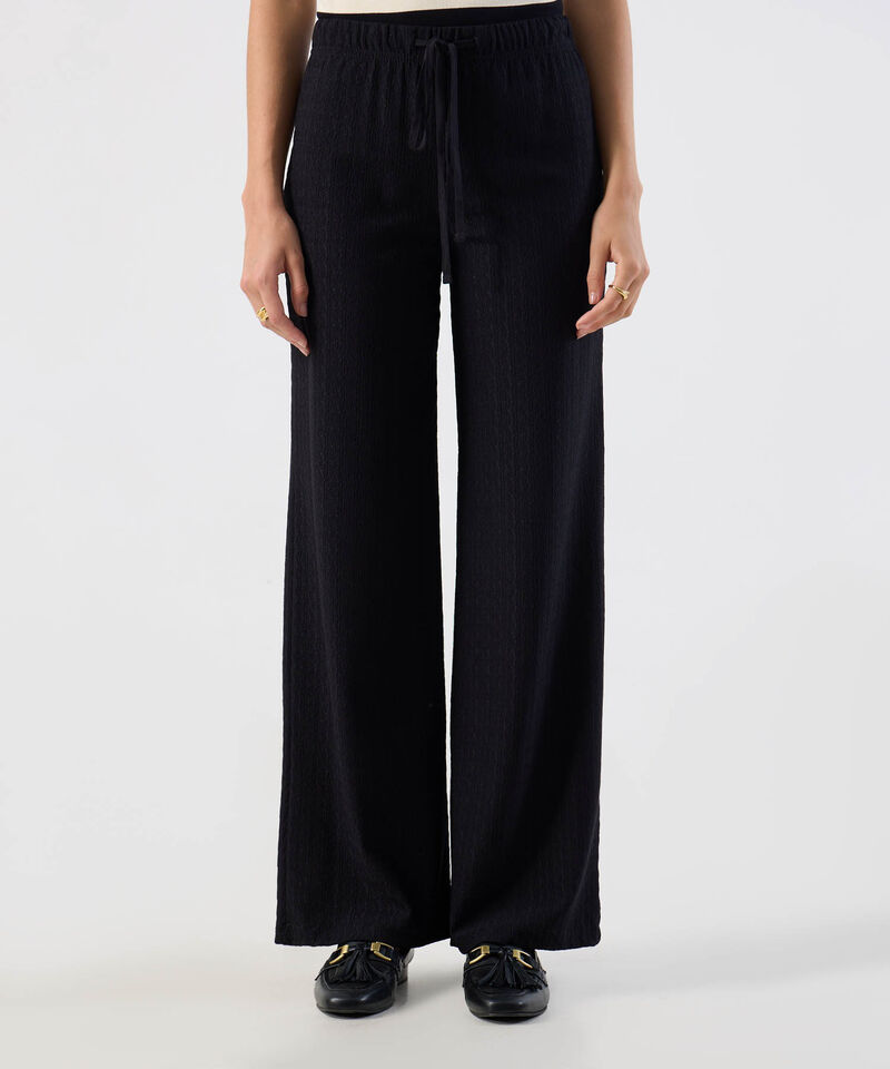 Pantal&oacute;n Tejido Amplio C&oacute;modo Para Mujer