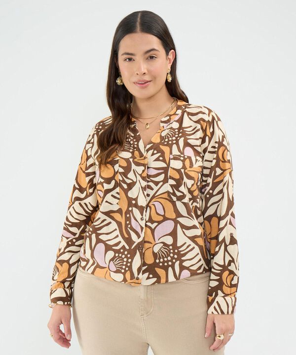 Blusa Estampado Botánico image number null
