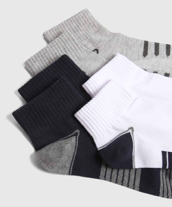 Pack X3 Medias Tobilleras Estampadas image number null