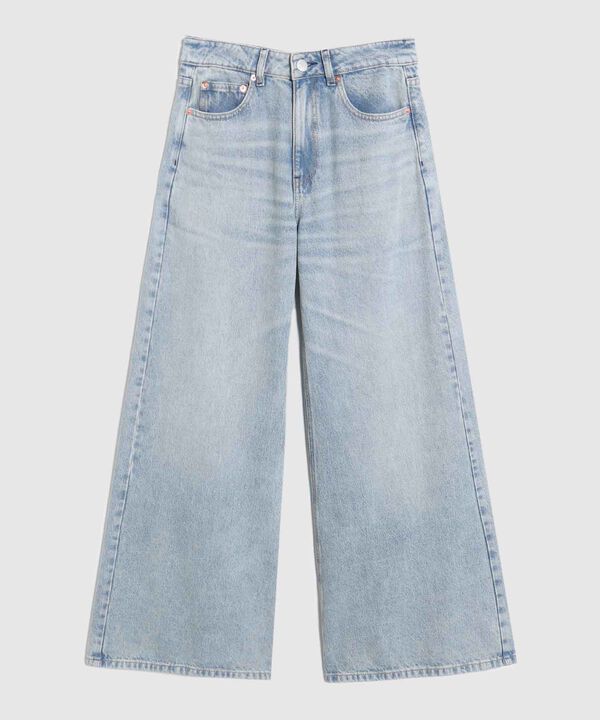 Jeans Wide Leg De Tiro Alto Para Mujer image number null