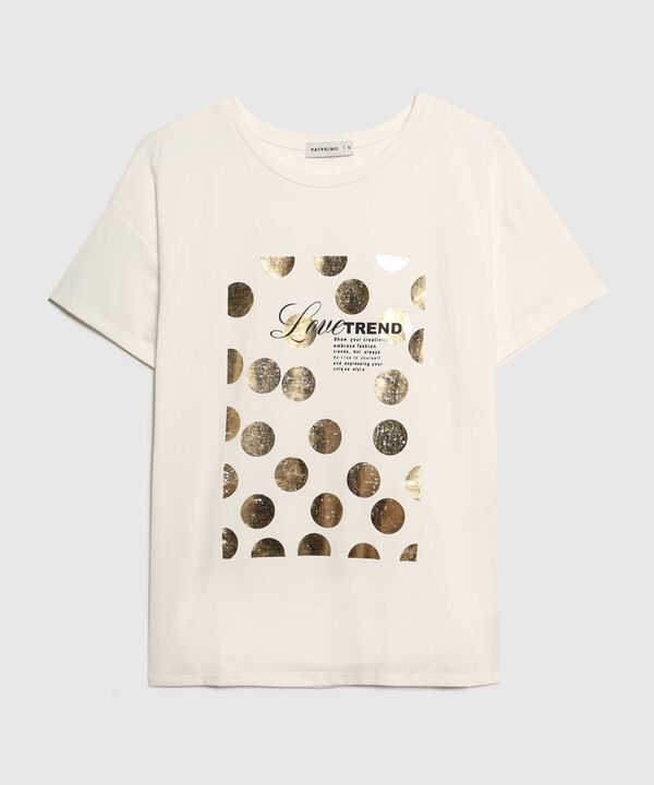 Camiseta Manga Corta Corrida Con Screen En Frente