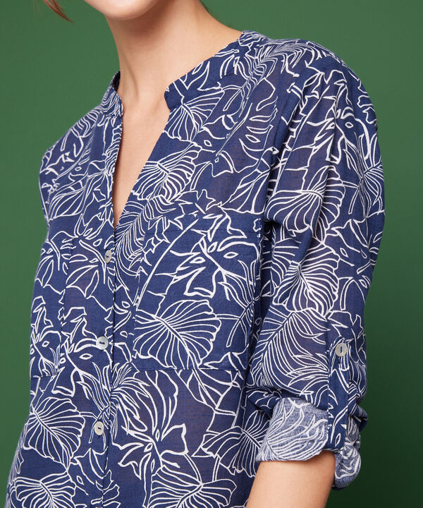 Blusa Manga Larga  Estampada