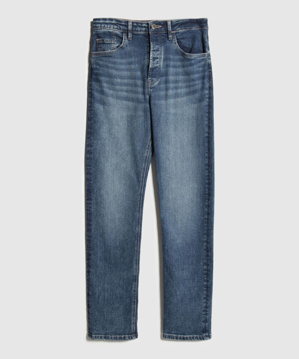 Jean Straight Fit  Tono Azul Medio image number null
