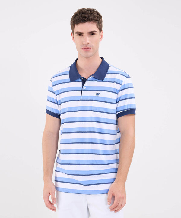 Polo Cuello Tejido Con Bolsillo image number null
