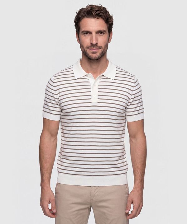 Polo Tejida Para Hombre