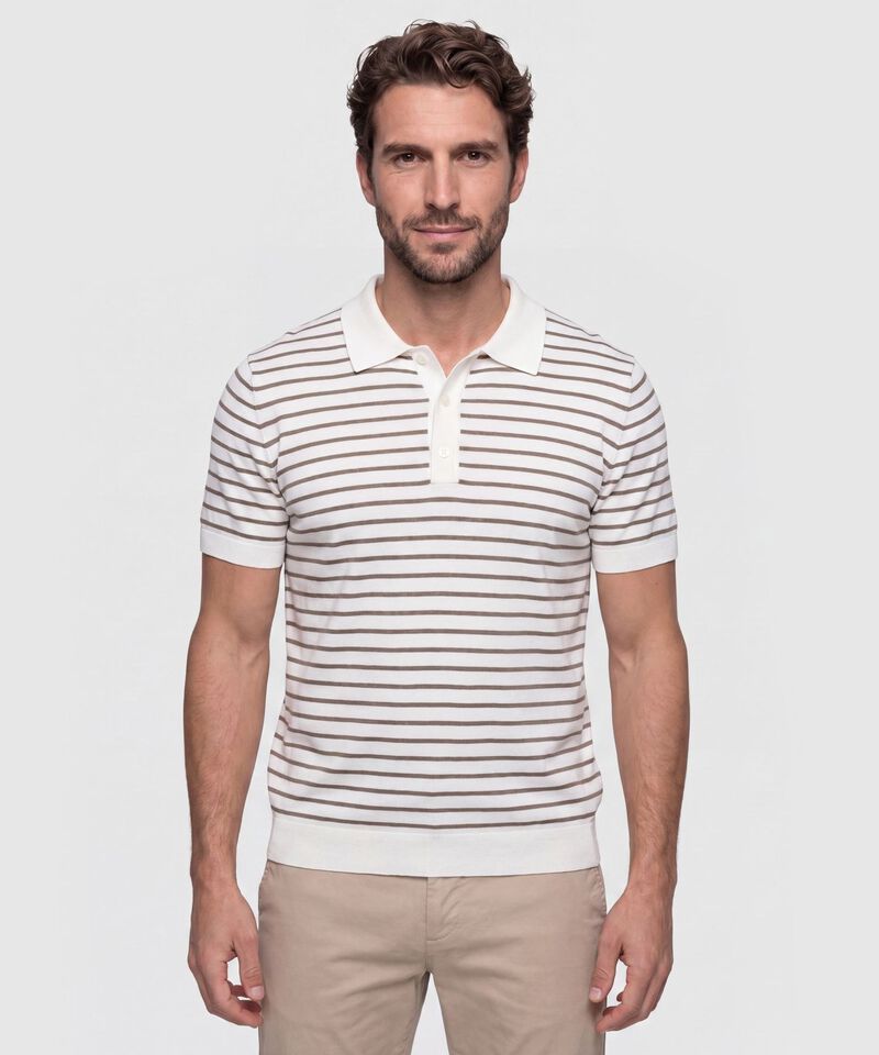 Polo Tejida Para Hombre