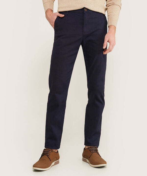 Pantalón Chino Slim Fit Unicolor image number null