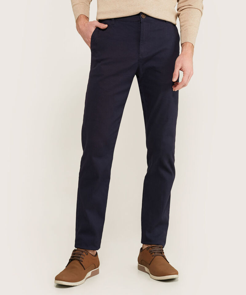 Pantalón Chino Slim Fit Unicolor