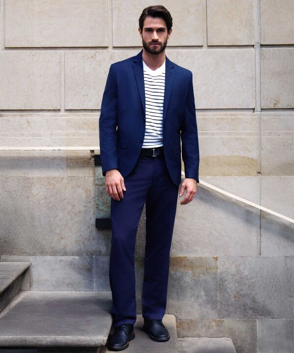 Pantal&oacute;n Unicolor Para Hombre