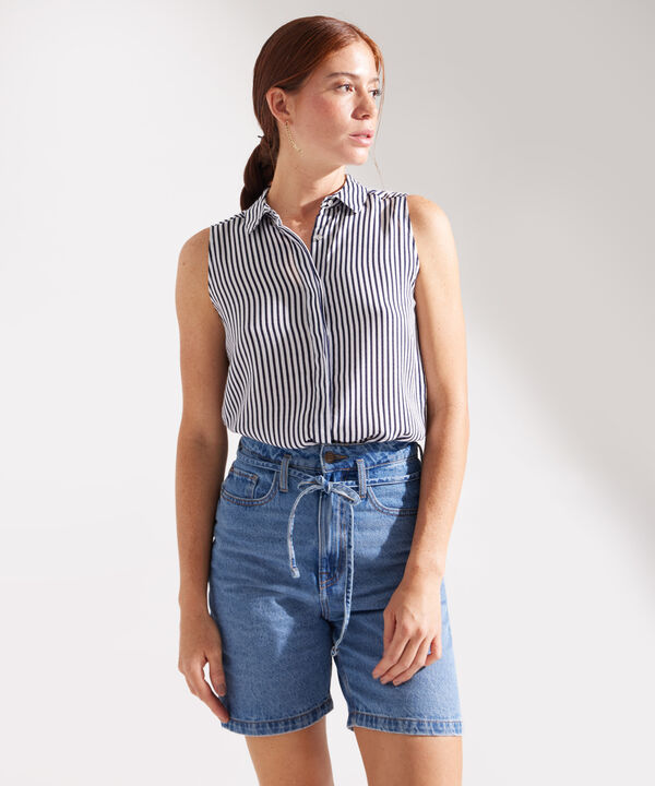 Camisa Manga Sisa Estampada image number null