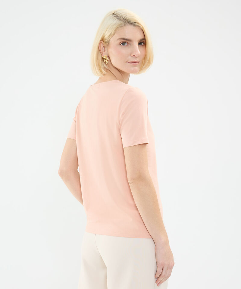 Camiseta Bordado Floral
