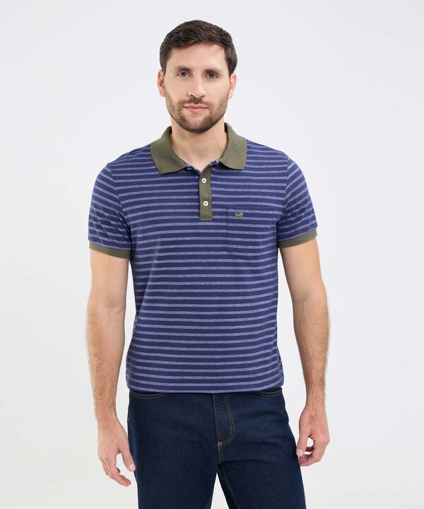 Polo A Rayas Para Hombre image number null