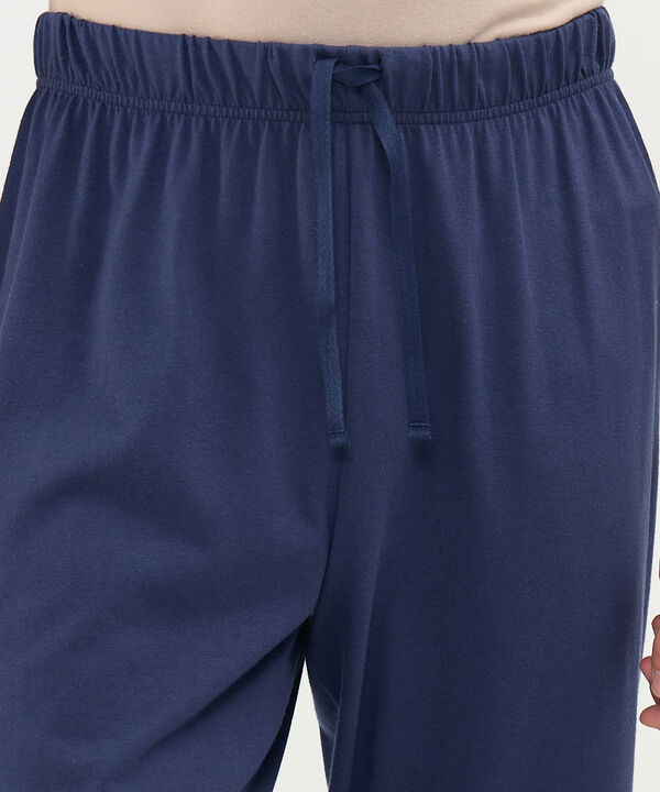 Pijama cuello henley