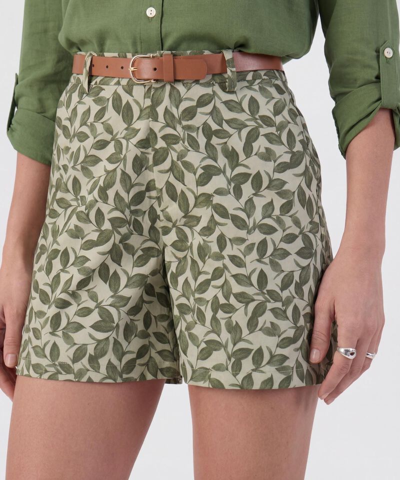 Bermuda De Corte Estructurado Para Mujer