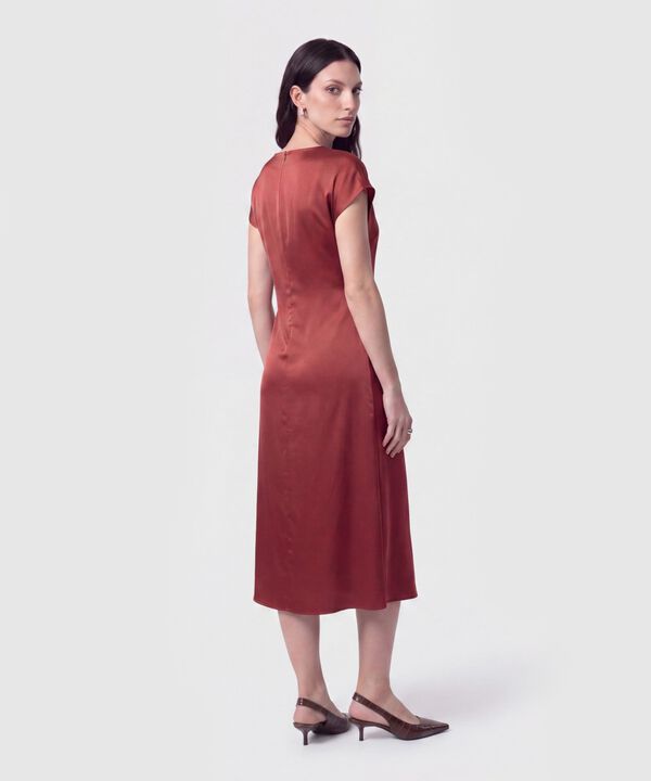 Vestido Unicolor con Cintur&oacute;n para Mujer