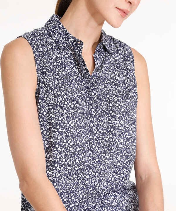Camisa Manga Sisa Estampada image number null