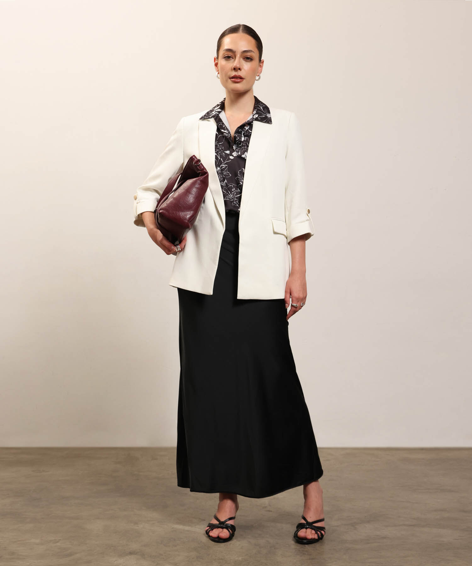 Blusa Manga Corta Estampada 