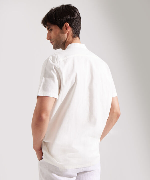 Camisa Guayabera con Cuello Mao