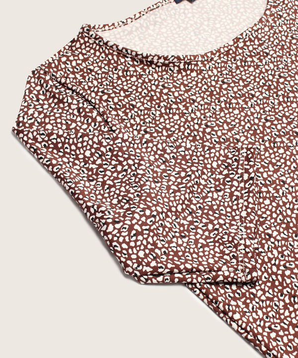 Camiseta manga corta estampada