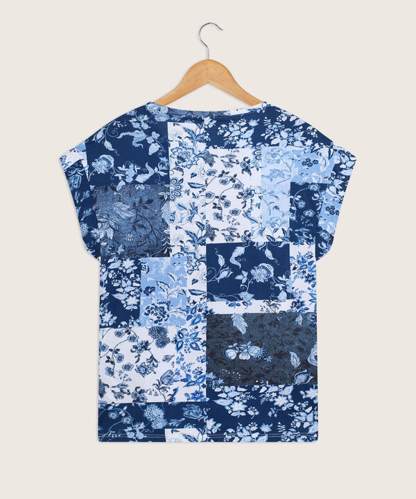 Camiseta Estampada cuello V