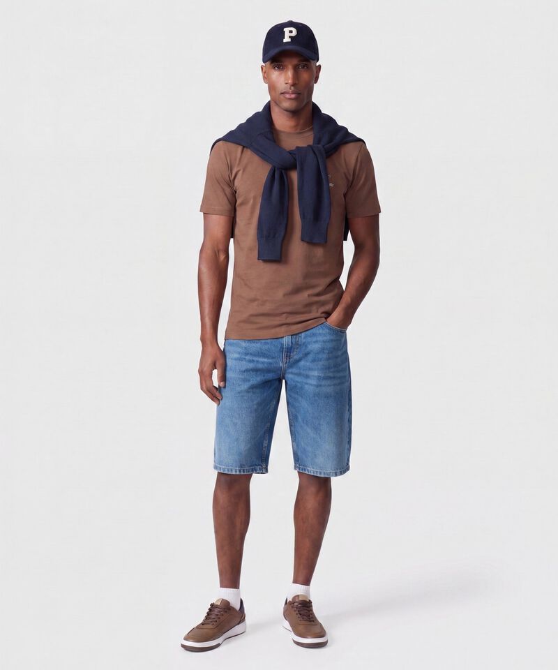 Bermuda Denim Cinco Bolsillos Hombre