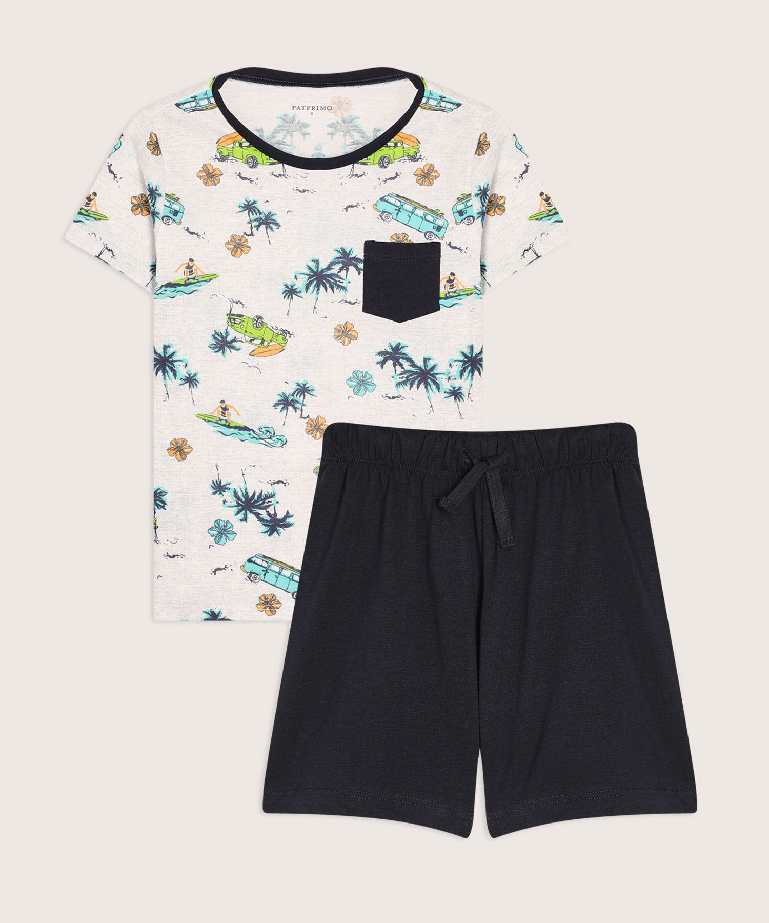 Pijama Camiseta Estampada