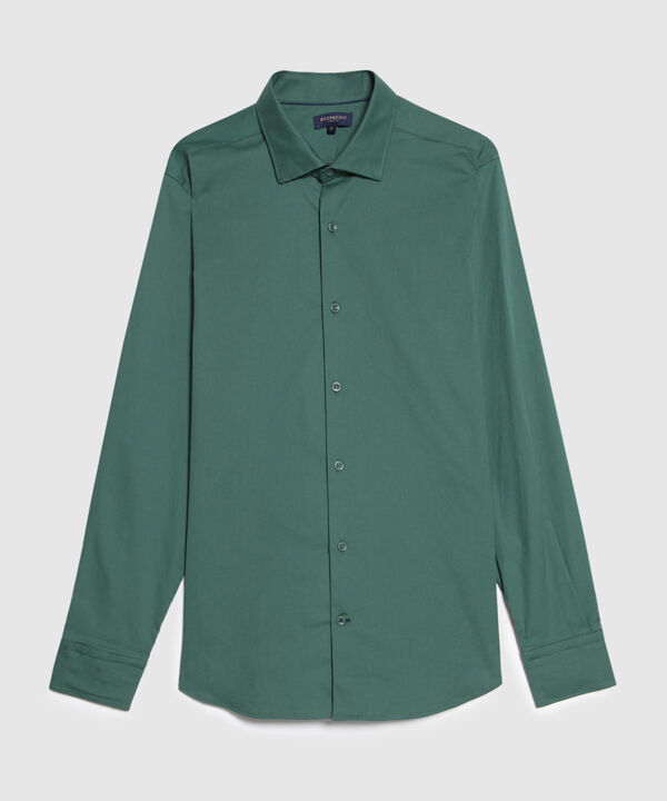 Camisa Corbatera Manga Larga