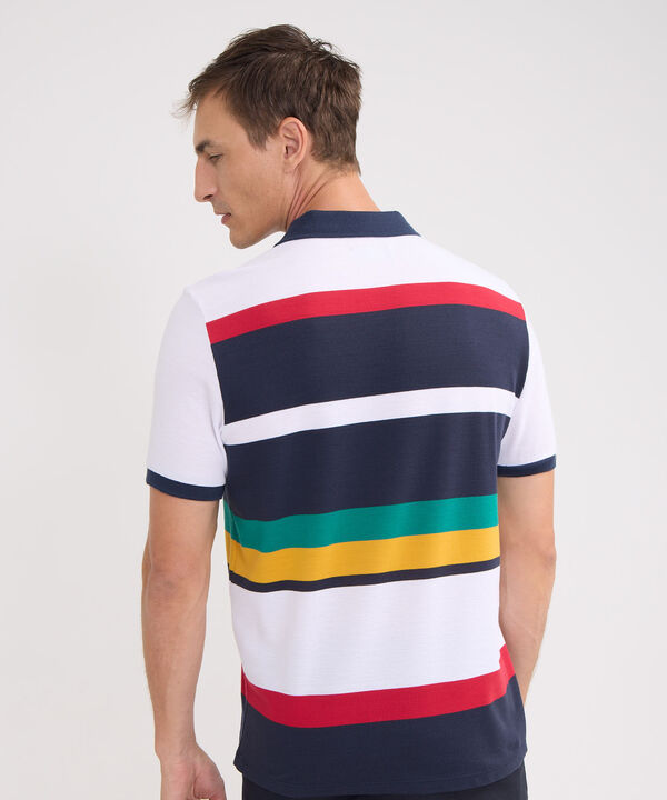 Polo Preteñida, Cuello Y Puños Tejidos