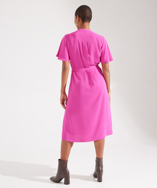 Vestido Largo Con Cuello Mao image number null