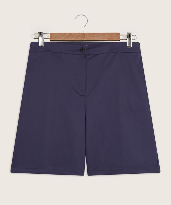 Bermuda Unicolor Con Bolsillos Mujer Curvy